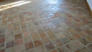 Műemlék épület felújítása padlástégla burkolattal