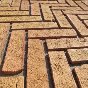 homokfújt vagy antikolt belső tégla szelet