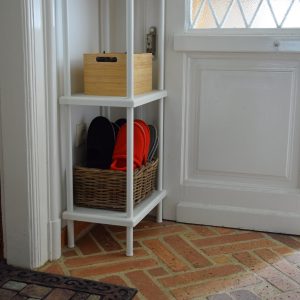 Homokfújt tégla szelet vörös színben