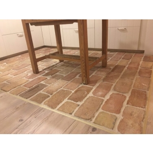 Lapjával vágott külső tégla szelet